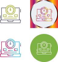 Speedometer Icon Design vector