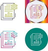 SEO Report Icon Design vector