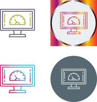 Speed Test Icon Design vector