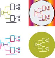 Chart Icon Design vector