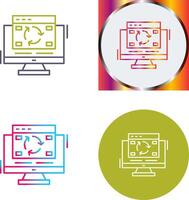 Update Icon Design vector