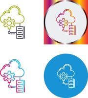 Big Data Icon Design vector