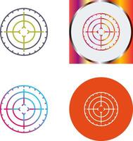 Target Icon Design vector