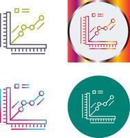 Graph Icon Design vector