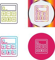 Calculator Icon Design vector
