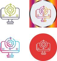 Synchronization Icon Design vector