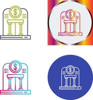 Bank Icon Design vector