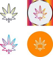 Weed Icon Design vector