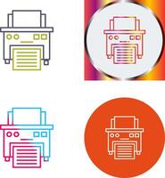 Printer Icon Design vector