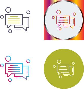 Message Bubble Icon Design vector