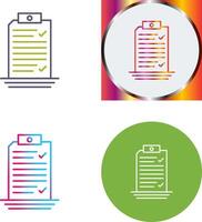 Check List Icon Design vector