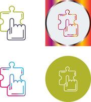 Quick Selection Icon Design vector