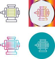 ELectric Motor Icon Design vector