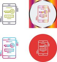 One Time Password Icon Design vector