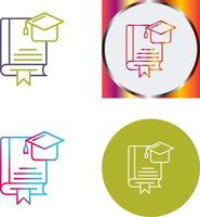 Graduation Icon Design vector