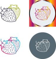 Strawberry Icon Design vector