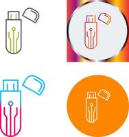 Usb Icon Design vector