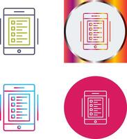 Online Test Icon Design vector