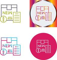 New Product Icon Design vector