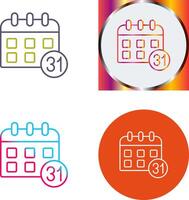 Calendar Icon Design vector