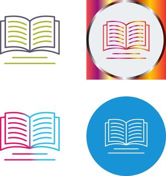 Book Icon Design vector
