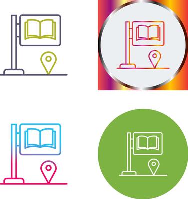 Sign Board Icon Design