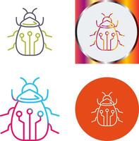 Bug Icon Design vector