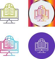 Learning Icon Design vector