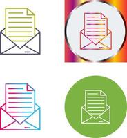 diseño de icono de correo vector