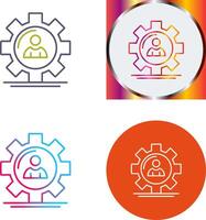Management Icon Design vector