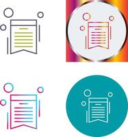 Wishlist Icon Design vector