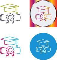 Graduation Icon Design vector