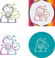 Hire Icon Design vector