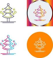 Pine Tree Icon Design vector