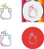 Pear Icon Design vector