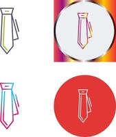 Tie Icon Design vector