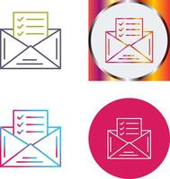 Check List Icon Design vector