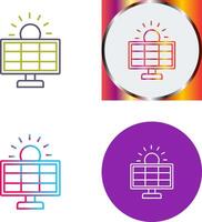 Solar System Icon Design vector