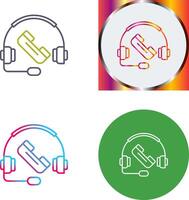 Support Icon Design vector