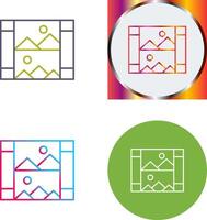 Gallery Icon Design vector