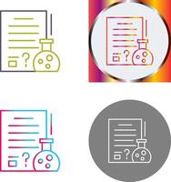 Hypothsis Icon Design vector