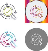 Research Icon Design vector