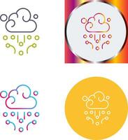 Hail Icon Design vector