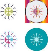 Networking Icon Design vector