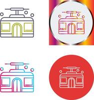 Cable Car Icon Design vector