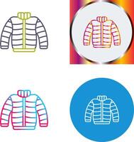 Winter Clothes Icon Design vector