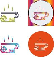 Hot Chocolate Icon Design vector