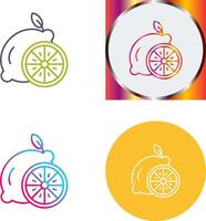 Lemon Icon Design vector