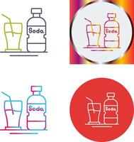 Soda Icon Design vector