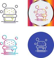 diseño de icono de hamburguesa vector